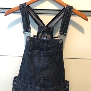 Gap Black Denim Overalls